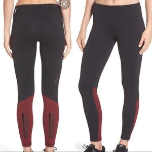Zella Gossip Ankle Zip Leggings Size M